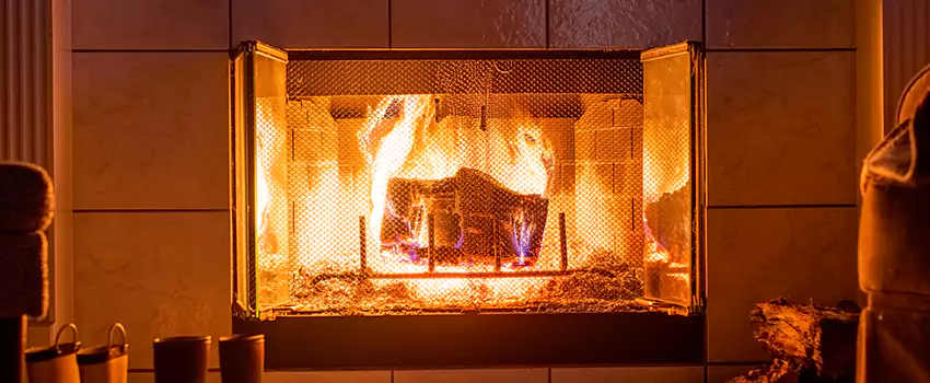 Mendota Hearth Landscape Fireplace Installation in Tallahassee, Florida